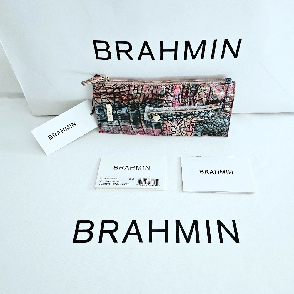 NWT Brahmin INTUITION Credit  Card Wallet